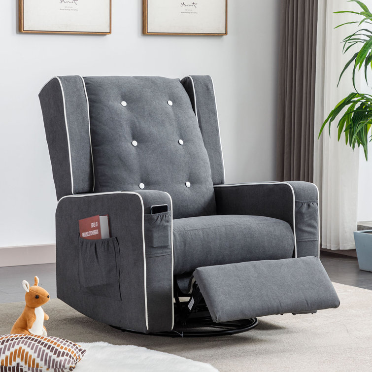 Nursery swivel sales recliner